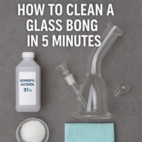 How to Clean a Glass Bong in 5 Minutes (Step-by-Step Guide)