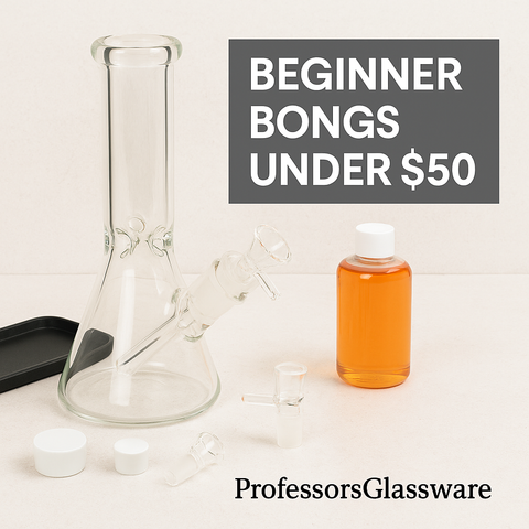 Best Glass Bongs for Beginners (Under $50)
