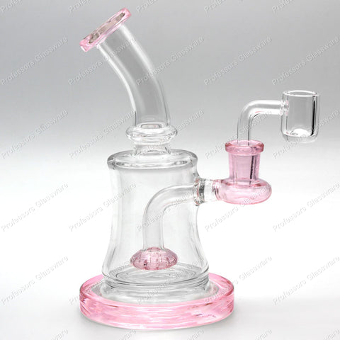 8" Curved Disc Percolator Bong