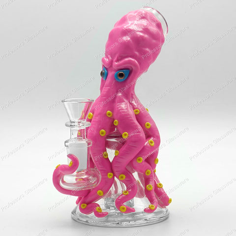 7" Evil Octopus Colored Bong