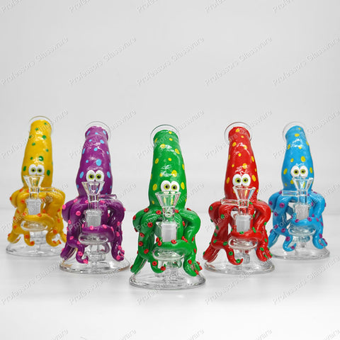 8" Octopus Colored Bong