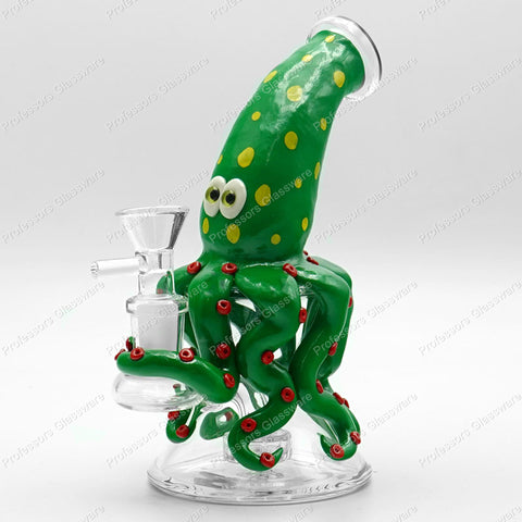 8" Octopus Colored Bong