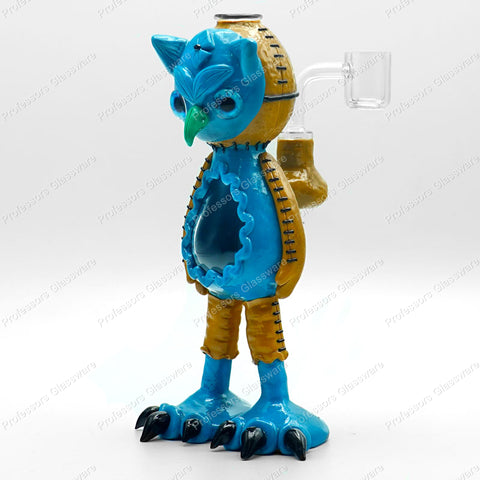 10" Colorful Standing Owl Bong