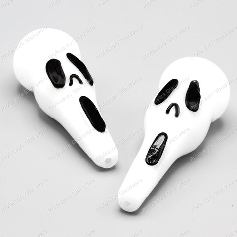 4.5″ Scream Glass Hand Pipe – Horror Mask Spoon