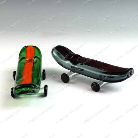 5″ Skateboard Glass Hand Pipe – Unique Skate Design