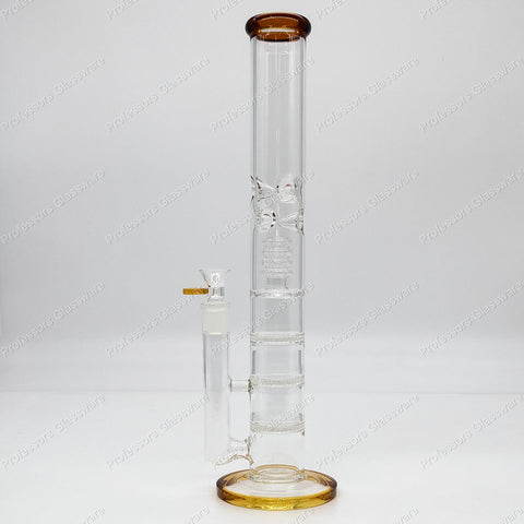 16" Quad Percolator Straight Tube Bong