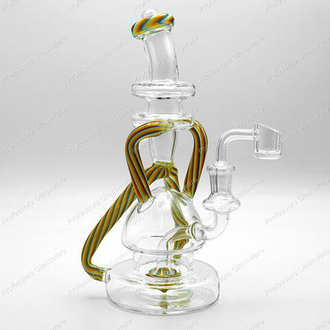 10" Multicolor Tie Dye Recycler