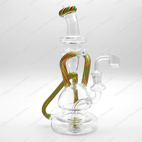 10" Multicolor Tie Dye Recycler