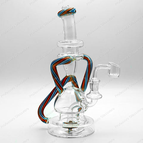 10" Multicolor Tie Dye Recycler
