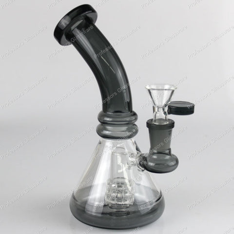 7" Curved Percolator Beaker Bong