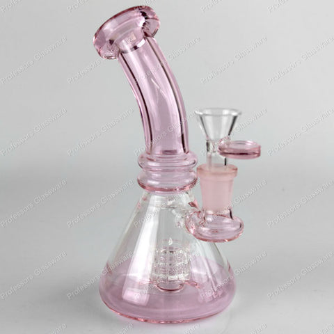 7" Curved Percolator Beaker Bong