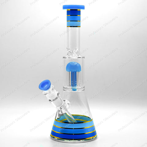 10" UFO Striped Bong