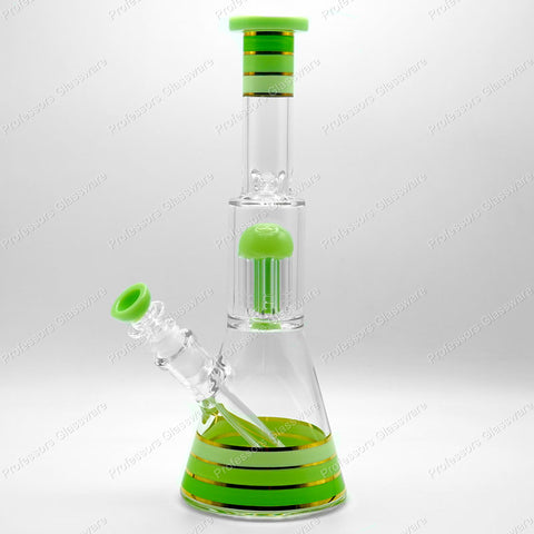 10" UFO Striped Bong