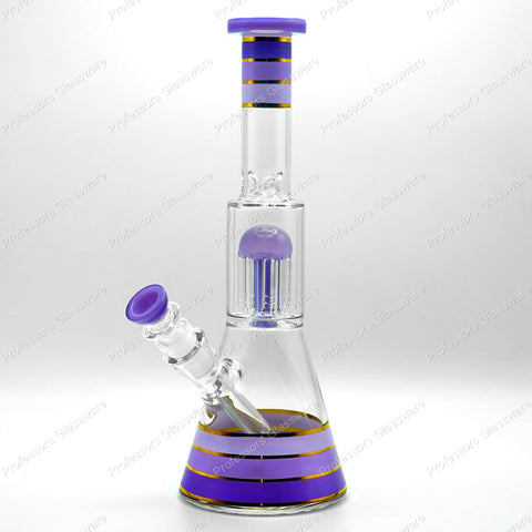 10" UFO Striped Bong