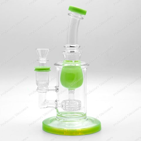 8" Curved Matrix Pear Percolator Bong
