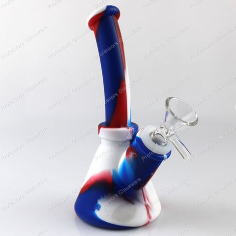 6.5″ Silicone Water Pipe – Unbreakable Travel-Ready Bong
