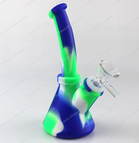 6.5″ Silicone Water Pipe – Unbreakable Travel-Ready Bong