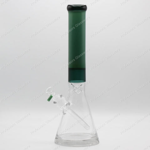 16" Colored Beaker Ice Catcher Bong