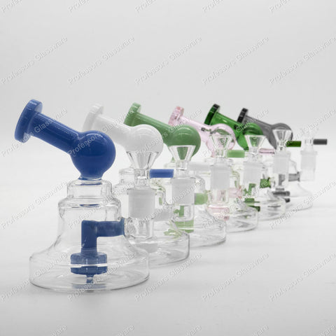 6" Mini Slanted Percolator Bong