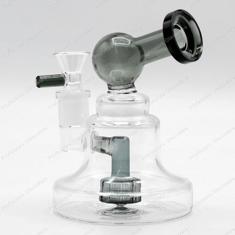 6" Mini Slanted Percolator Bong