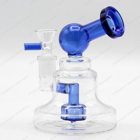 6" Mini Slanted Percolator Bong