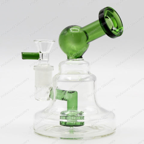 6" Mini Slanted Percolator Bong