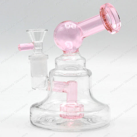 6" Mini Slanted Percolator Bong