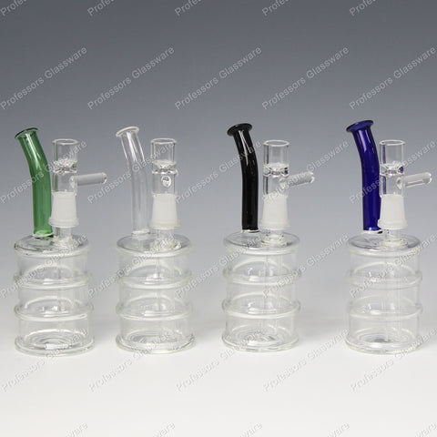 6" Barrel Style Glass Bong