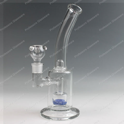 12" Bent Neck Chambered Inset Percolator Bong