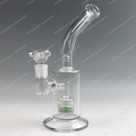 12" Bent Neck Chambered Inset Percolator Bong
