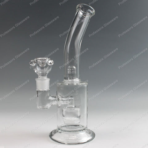 12" Bent Neck Chambered Inset Percolator Bong