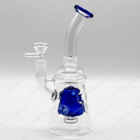 8" Swiss Percolator Curved Bong