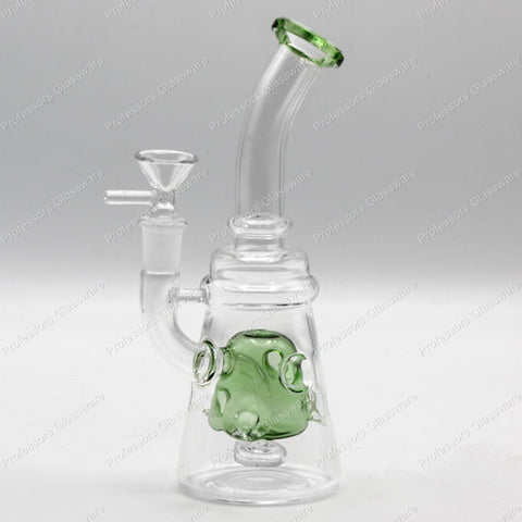 8" Swiss Percolator Curved Bong