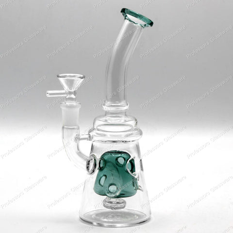 8" Swiss Percolator Curved Bong