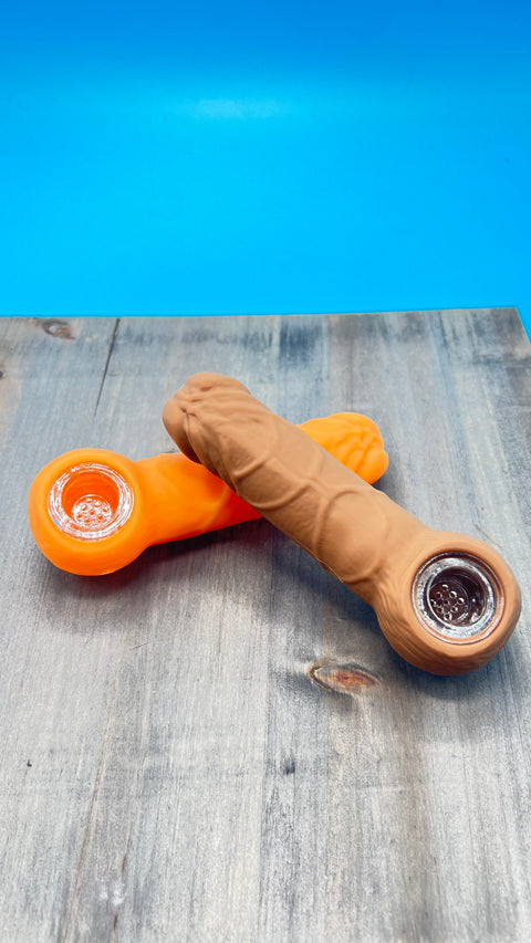 5” Silicone Penis Hand Pipe