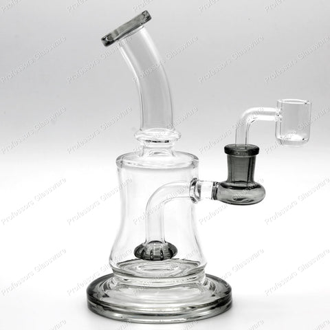 8" Curved Disc Percolator Bong