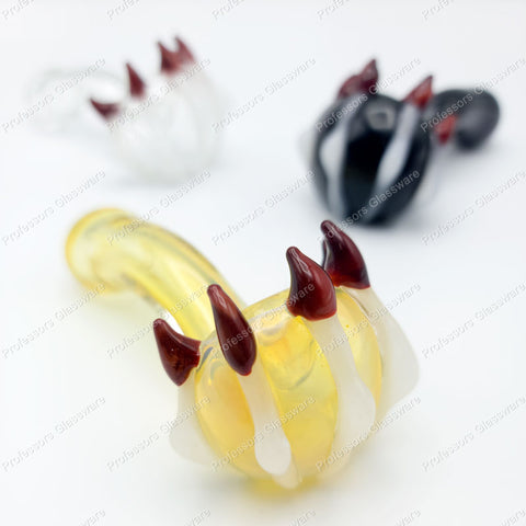 4.5″ Claws Glass Hand Pipe – Sharp Claw Design