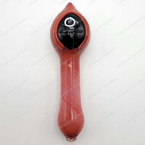 5″ Glass Hand Pipe – Circle/Triangle/Square Guard-Mask Design (Squid Game–Inspired)