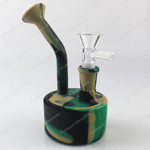 5.75″ Silicone Water Pipe – Pocket-Size Unbreakable Bong