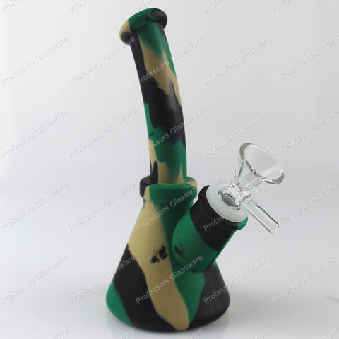6.5″ Silicone Water Pipe – Unbreakable Travel-Ready Bong
