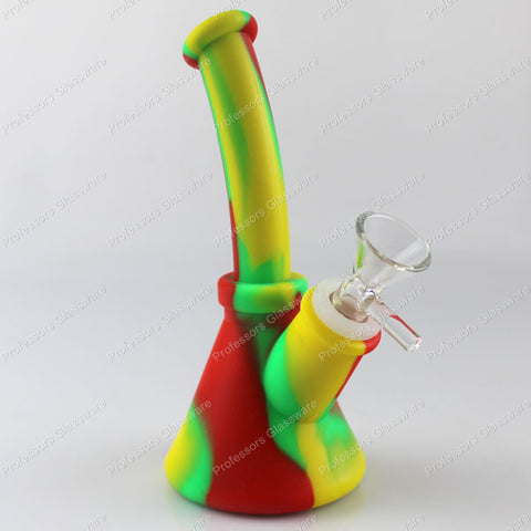 6.5″ Silicone Water Pipe – Unbreakable Travel-Ready Bong