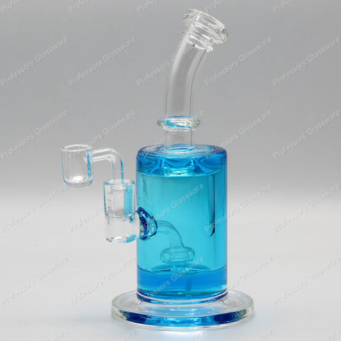 8" Freezeable Glycerin Bent Neck Bong